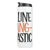 Bouteilles Isothermes Feline Fang-tastic Halloween Conception de chat Va (Tourné sur la droite)