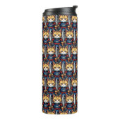 Bouteilles Isothermes Feline Samurai Warrior (Tourné sur la gauche)