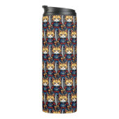 Bouteilles Isothermes Feline Samurai Warrior (Tourné sur la droite)