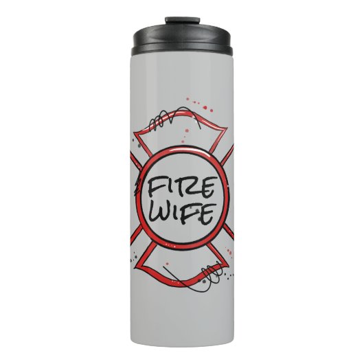 Bouteilles Isothermes Femme de feu (Devant)