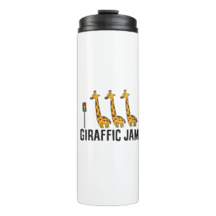 Bouteilles Isothermes Femme Giraffic Jam Funny Giraffe Giraffe Pun Cute