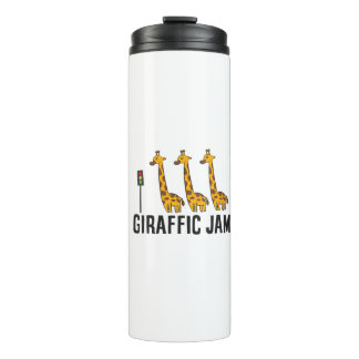 Bouteilles Isothermes Femme Giraffic Jam Funny Giraffe Giraffe Pun Cute