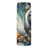 Bouteilles Isothermes Femme indigène, ours, feu : Personnaliser (Dos)