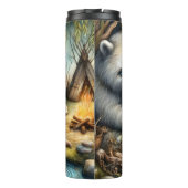 Bouteilles Isothermes Femme native, ours blanc (Dos)