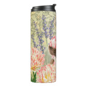 Bouteilles Isothermes Femme victorienne florale rose Régence (Tourné sur la gauche)