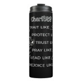 Bouteilles Isothermes Femmes chrétiennes de la Bible Design floral (Devant)