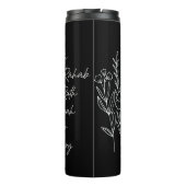 Bouteilles Isothermes Femmes chrétiennes de la Bible Design floral (Dos)