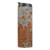 Bouteilles Isothermes Fer rustique : Tressé Jaune. (Tourné sur la droite)