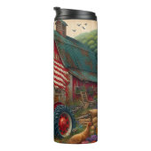 Bouteilles Isothermes Ferme Tracteur Barne American Flag (Tourné sur la droite)