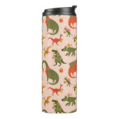Bouteilles Isothermes Festif Dinosaur sapin de Noël Motif de vacances (Tourné sur la gauche)