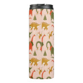 Bouteilles Isothermes Festif Dinosaur sapin de Noël Motif de vacances (Dos)