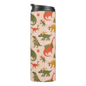 Bouteilles Isothermes Festif Dinosaur sapin de Noël Motif de vacances (Tourné sur la droite)