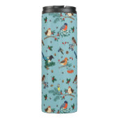 Bouteilles Isothermes Festif Oiseaux d'hiver Motif de Noël (Dos)