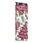 Bouteilles Isothermes Festif rose de Noël (Tourné sur la droite)