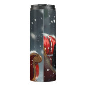 Bouteilles Isothermes Festive de Noël de chien Doberman (Dos)