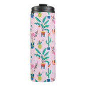 Bouteilles Isothermes Festive Tropical Noël Motif (Devant)
