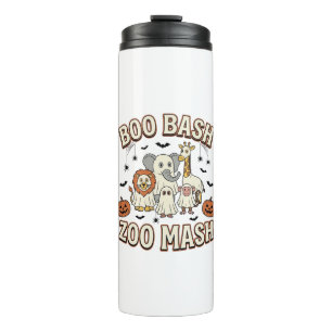 Bouteilles Isothermes Fête amusante d'animaux de Zoo Boo Bash Halloween_