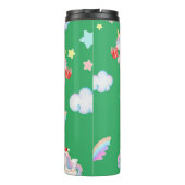 Bouteilles Isothermes Fête d'anniversaire de la licorne arc-en-ciel magi (Dos)