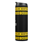 Bouteilles Isothermes Fête d'anniversaire de police avec pas de lignes (Tourné sur la droite)