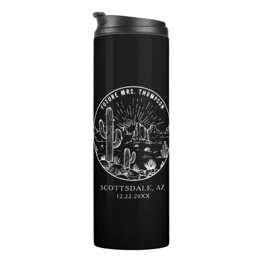 Bouteilles Isothermes Fête de Bachelorette Desert (Tourné sur la droite)