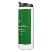 Bouteilles Isothermes Fête de golf de retraite de femmes Classique Vert (Tourné sur la droite)