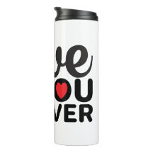 Fête de la Saint Valentin blanche Tumbler pour boi