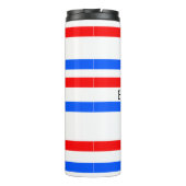 Bouteilles Isothermes Fête de l'indépendance des bandes bleues rouges 4  (Dos)