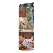 Bouteilles Isothermes Fête de Noël australienne des fêtes de bétail (Tourné sur la gauche)