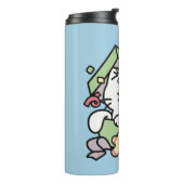 Bouteilles Isothermes Fête de Noël avec Purr-ty Time Cat (Tourné sur la gauche)