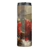 Bouteilles Isothermes Fête de Noël de chien Rottweiler (Dos)