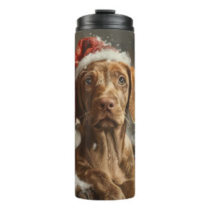 Bouteilles Isothermes Fête de Noël de Chien Vizsla