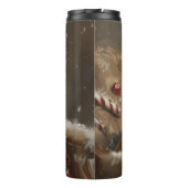 Bouteilles Isothermes Fête de Noël de Chien Vizsla (Dos)