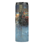 Bouteilles Isothermes Fête de Noël des chiens d'eau portugais (Dos)