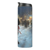 Bouteilles Isothermes Fête de Noël des chiens d'eau portugais (Tourné sur la droite)