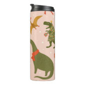 Bouteilles Isothermes Fête de Noël Dino : Tree Rex (Tourné sur la droite)