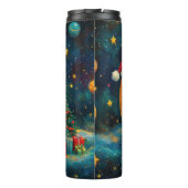 Bouteilles Isothermes Fête de Noël drôle Lune Galaxy (Dos)