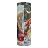 Bouteilles Isothermes Fête de Noël du chien Mastiff Tibétain (Dos)