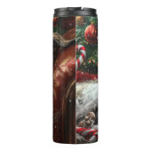 Bouteilles Isothermes Fête de Noël du loup Hound Dog (Dos)