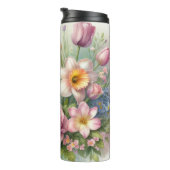 Bouteilles Isothermes Fête des mères : Bouquet de fleurs du printemps (Tourné sur la droite)