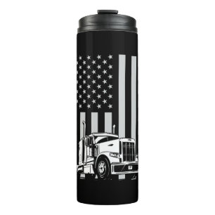 Bouteilles Isothermes Fête des pères Drapeau américain papa de camion
