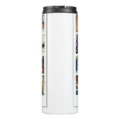 Bouteilles Isothermes Fête des pères script moderne 16 photo collage (Dos)