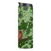 Bouteilles Isothermes Feu et hellebore, vert clair (Tourné sur la droite)