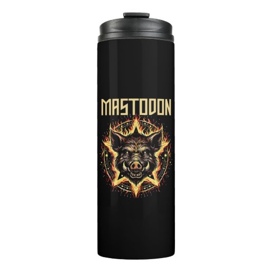 Bouteilles Isothermes Feu Mastodon Boar (Devant)