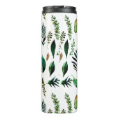 Bouteilles Isothermes Feuillage vert Nature botanique Personnalisée (Dos)