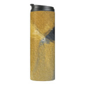 Bouteilles Isothermes Feuille d'or, conception noire abstraite (Tourné sur la droite)