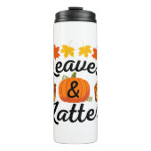 Bouteilles Isothermes Feuille Et Fin Automne Automne (Devant)