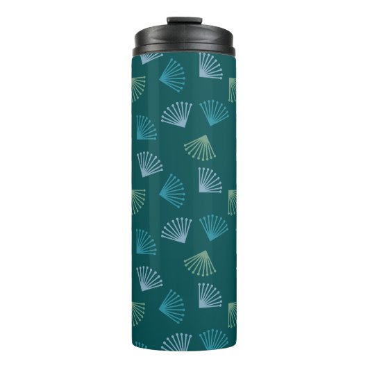 Bouteilles Isothermes Feuilles Art déco (Devant)