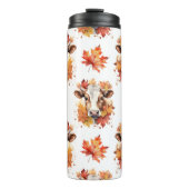 Bouteilles Isothermes Feuilles automnales Vache laitière (Devant)