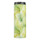 Bouteilles Isothermes Feuilles d'aquarelle tropicale (Dos)