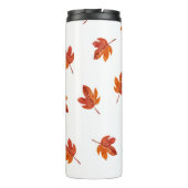 Bouteilles Isothermes Feuilles d'automne aquarelle main tirée (Dos)